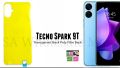 For Tecno Spark 9T Soft TPU Back Full Cover Screen Protector Transparent Protective Film.