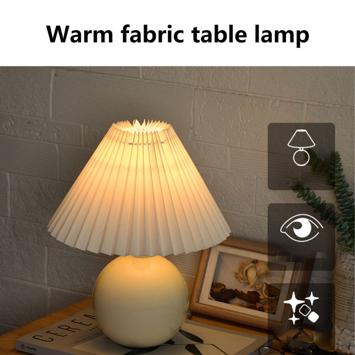 Qiunery%20Pleated%20Ceramic%20Table%20Lamp%20USB%20Charging%20Bedroom%20Bedside%20LED%20Night%20Lamp%20With%20Dimmer%20Switch%20Creative%20Retro%20Farmhouse%20Desk%20Lamp%20(Single%20Color%20Warm%20Light)%20-%20Image%207