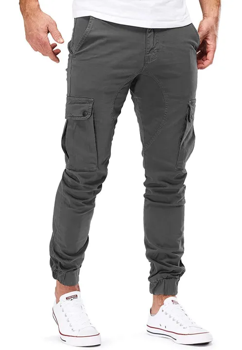 Casual%20Men's%20Pants%20Fashion%20Sweatpants%20Outdoor%20Tight%20Trousers%20Running%20Training%20Slacks%20Multi-pocket%20Jogging%20Cargo%20Pants%20Multicolor%20-%20Image%203