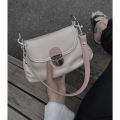Xiaohongshu same style 2023 Niche new style 2 Shoulder Strap Retro Lock Soft Leather Underarm Bag Shoulder Crossbody Soft Leather Bag. 