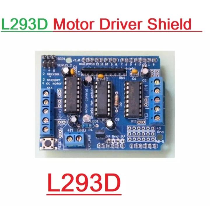 BLUE L293D L-293D 293D Stepper Motor Driver Board Control Shield Module Motor Drive Expansion Board 4.5-16V DC For Arduino Uno Mega Electronics Circuitry & Parts