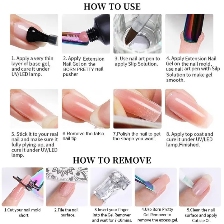 BORN%20PRETTY15/30ml%20Acrylic%20Nail%20Extension%20Gel%20Nail%20Polish%20Quick%20Extend%20Nails%20Tips%20Glitter%20Sequins%20Gel%20Varnish%20All%20For%20Nails%20-%20Image%206