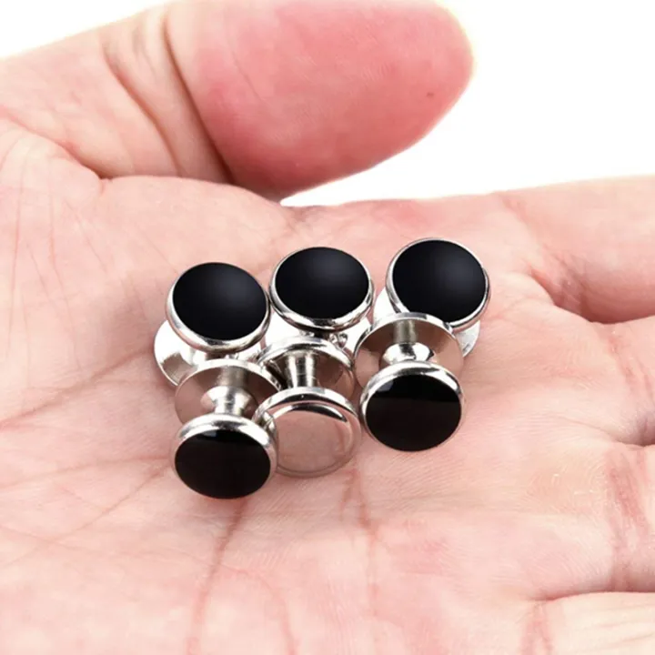 Cufflinks%20and%20Studs%20Set%20for%20Tuxedo%20Shirts%20Business%20Wedding%202%20Cufflinks%20and%206%20Studs%20-%20Image%206