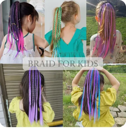 1/7Pcs%20Synthetic%20Colorful%20Braids%20Hair%20Extensions%20With%20Rubber%20Bands%20Rainbow%20Braided%20Ponytail%20Hairpieces%20Hair%20Accessories%20For%20Kids%20Girls%20-%20Image%204
