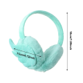 Fashion Wing Plush Female Winter Earmuff Warm Ear Muffs Headphones Girls Earmuffs Earphone Ear Warmers Protector Headphones. 