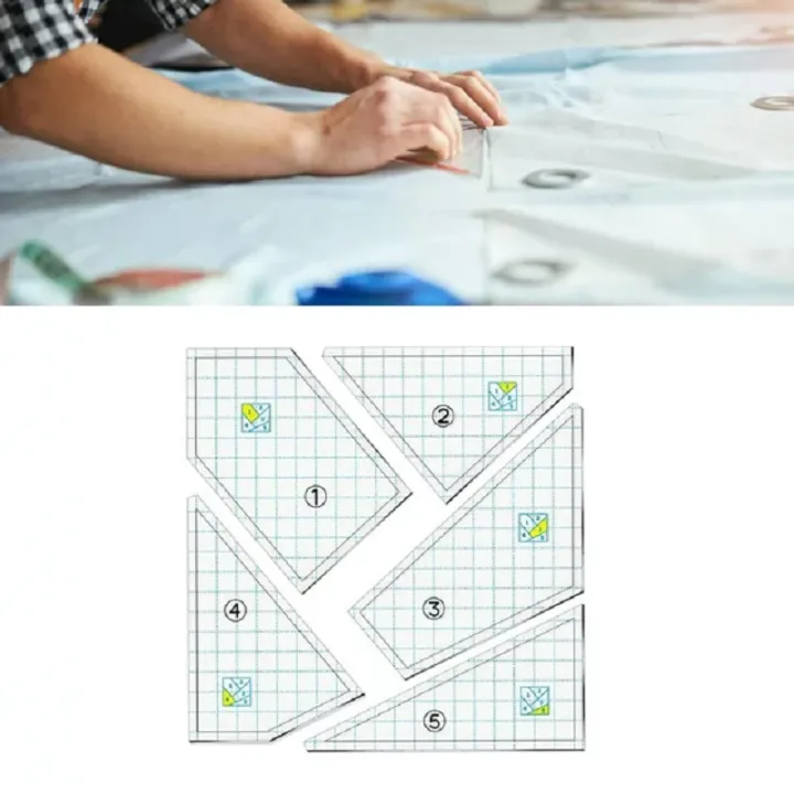 White%20Quilting%20Cutting%20Template%20Measurement%20Accuracy%20Acrylic%2024cm%20Acrylic%20Sewing%20Ruler%20Acrylic%20Quilt%20Templates%20for%20Home%20-%20Image%203