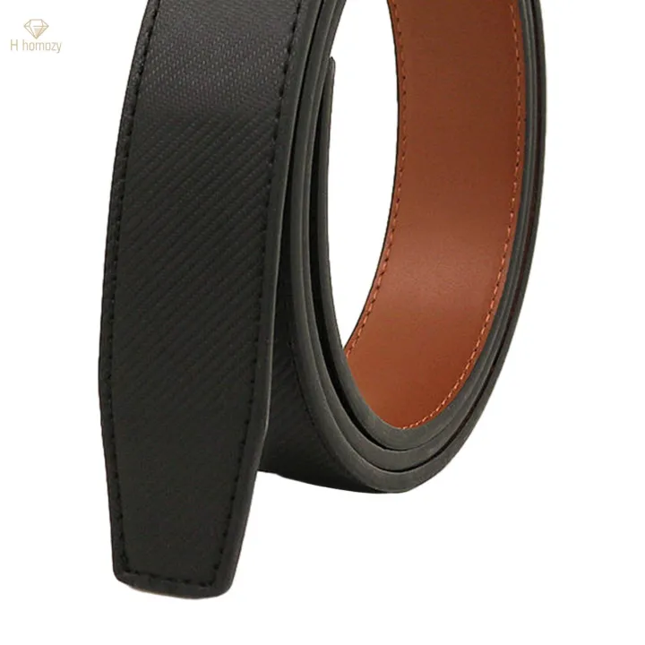 Belt%20Strap%20No%20Buckle%20Clothing%20Accessories%20for%20Daily%20Wear%20Business%20Shopping%20Brown%20Bottom%20-%20Image%203