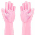 Silicone Kitchen Dish Washing Hand Gloves.