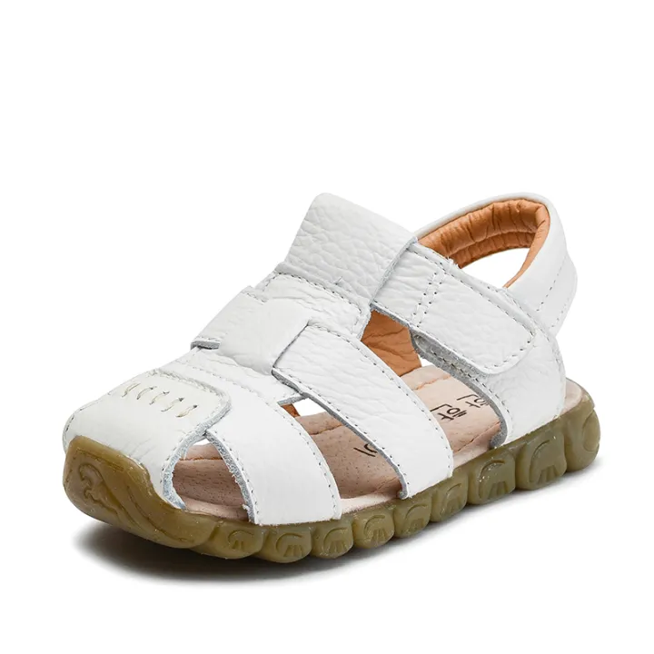Boys%20sandals%202024%20Summer%20New%20Baby%20Genuine%20Leather%20Children's%20Closed%20Toe%20Girl%20Child%20Soft%20Bottom%20Beach%20Shoes%20Children's%20Shoes%20-%20Image%205