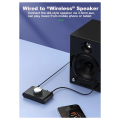 For Old Audio Systems 3D Stereo Bluetooth 5.4 Receiver Optical Fiber Coaxial Output USB Playback. 
