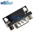 5PCS DB9 Female Male PCB Mount D-Sub 9 pin PCB Connector RS232 Connector 90-degree Bent Needle DR9.
