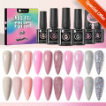 UR SUGAR Glitter Gel Nail Polish Set/Kit Purple Pink Glitter Brown Red Color Series Soak Off UV LED Nail Art Varnish Manicure. 