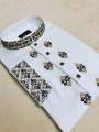 New Collection-Premium Quality Fashionable Cotton Black Panjabi for Men. 