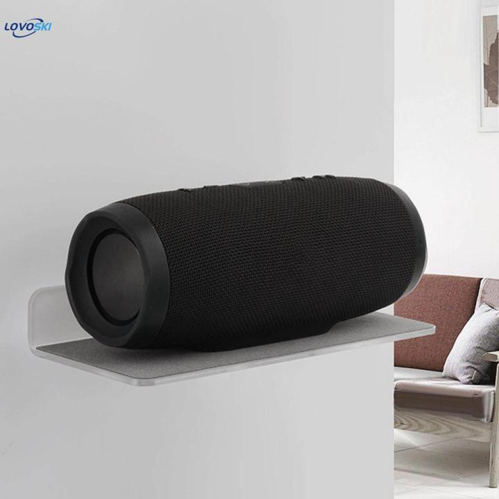 Wall Mount Soundbar Brackets Universal Accessories Storage Rack with Screws Hardware Hanger Holder Shelf for Speakers Home Bars