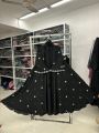 Digital Print Gown Abaya Borka Dubai Cherry Fabric. 