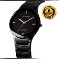 RD- All Black NEW Collection Stainless Steel Strap Analog Wrist Watch For Men(null). 