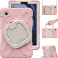 Silicone Hybrid PC Tablet Case with Holder & Shoulder Strap For Samsung Galaxy Tab A9.