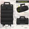 Tool Roll Up Bag, Roll Tool Organizer with 3 Detachable Pouches. 