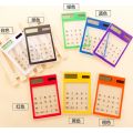 Portable LCD 8 Digit Touch Screen Ultra slim Transparent Solar Calculator Clear Scientific Calculator Student School Office. 