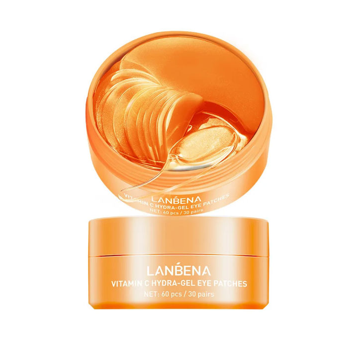 Lanbena Vitamin C Eye Mask PATCH - Remove Dark Circle Eye Gel 60Pieces