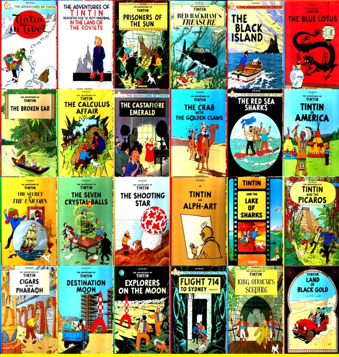 Tintin%20Comics%20Paperback%20Series%20English%20-%20A%20Set%20of%2024%20Books%20-%20Image%203