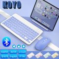 Spanish Russian Arabic Korean Portable 10 inch Wireless Keyboard and Mouse For iPad Samsung Tablet Laptop IOS Android. 