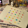 5Pcs/set Cute Macaron Double Headed Highlighters Water-based Ink Planner Journaling Fluorescent Highlighter Note-taking Highlighters School Office Supplies.