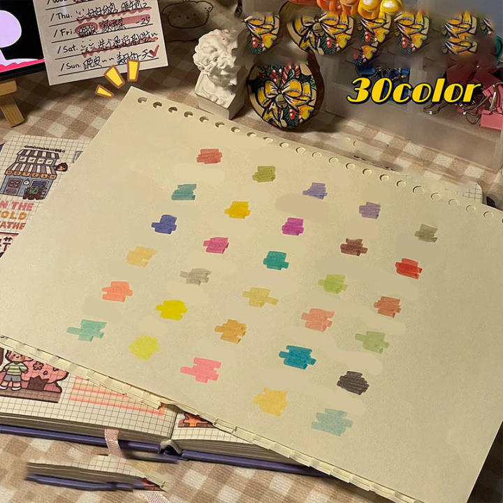 5Pcs/set%20Cute%20Macaron%20Double%20Headed%20Highlighters%20Water-based%20Ink%20Planner%20Journaling%20Fluorescent%20Highlighter%20Note-taking%20Highlighters%20School%20Office%20Supplies%20-%20Image%208