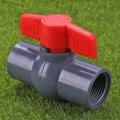 1/2" Plastic Two-way Ball Valve Garden Watering Aquarium Irrigation Connector. 