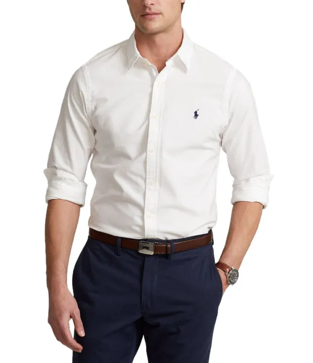 Man'S%20Cotton%20Shirt%20Full%20Sleeve%20Shirt%20Oxford%20Shirt%20Ralph%20Lauren%20Shirt%20-%20Formal%20Shirt%20For%20Men%20-%20Image%202