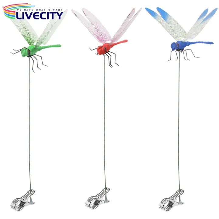 Dragonfly%20Decoration%20Clip%203pcs%20Weather-resistant%20Dragonfly%20Clips%20Strong%20Grip%20Anti-slip%20Outdoor%20Garden%20Decoration%20Kit%20Fake%20Dragonfly%20Clip%20-%20Image%203