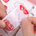 500 Stickers/Roll Valentine's Day Wedding Theme Heart Stickers Gift Wrap Decoration. 