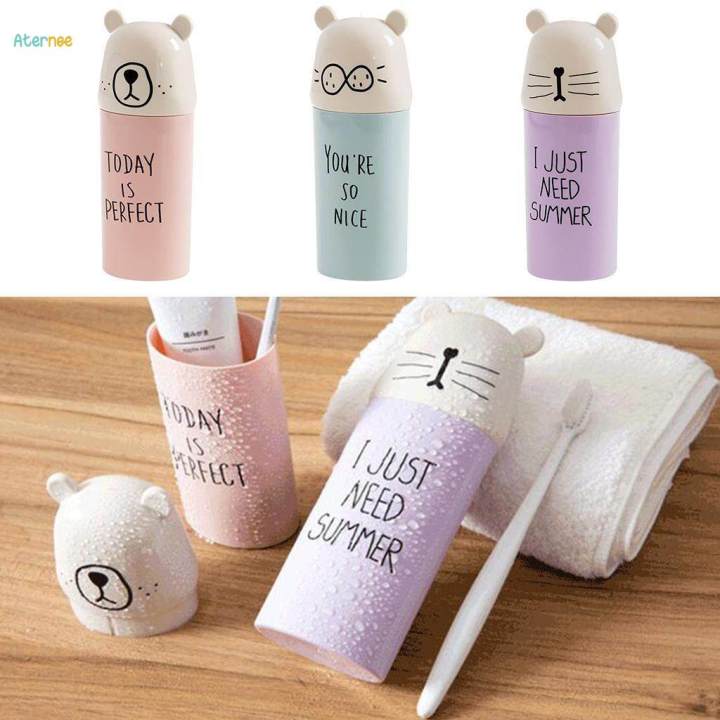 Travel%20Toothbrush%20Storage%20Box%20Holder%20Tooth%20Mug%20Toothpaste%20Towel%20Cup%20Pink%20-%20Image%205