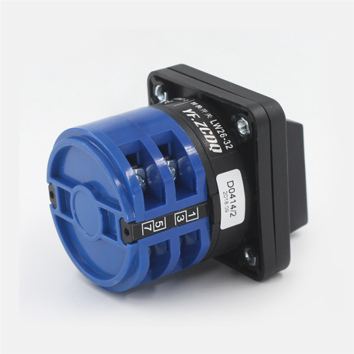 FORIDE%20Changeover%20Selector%20Switch%203%20Positions%208%20Terminals%20Universal%20Rotary%20Cam%20Selector%20Latching%20Switches%2032A%20-%20Image%204