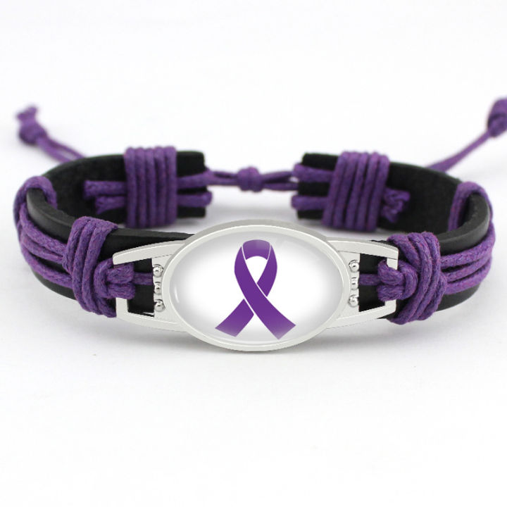 %E3%80%90Beiver%20Jewelry%20Store%20%20%E3%80%91Alert%20Meningitis%20Epilepsy%20Pancreatic%20Cancer%20Domestic%20Violence%20Rett%20Syndrome%20Hope%20LeatherBracelet%20-%20Image%202