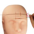 New Microblading MAPPING STRING Pre-Inked Eyebrow Marker thread Tattoo Brows Point 10m Pre Inked tattoo PMU string for mapping. 