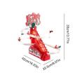 Baby Christmas Santa Claus Climbing Stairs Track Slide Toys Remote Control Electric Toys Fun Orbit Slide Toy For Kids Boys Girls LaoXzhongX. 