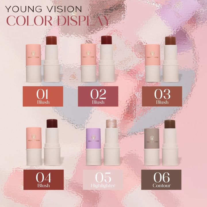 YOUNG%20VISION%20Multifunctional%20Makeup%20Stick%20for%20Lazy%20People%20High%20gloss%20Makeup,%20Rouge%20Matte%20Blush%20Stick,%206%20Colors%20Available%20-%20Image%203