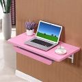 Product details of Wall mount pc/laptop table Wall-mounted Computer Desk Wood with Keyboard Support Pink Purple White Computer Desk.