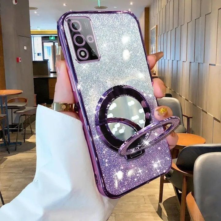 Phone%20cover%20Samsung%20Galaxy%20M14%20M15%20M23%20M34%20M52%20M54%20M55%20Back%20cover%20case%20Transparent%20luxurious%20and%20shiny%20Makeup%20Mirror%20Refill%20Mirror%20Mobile%20Phone%20Holder%20Girls%20Women's%20Phone%20Case%20-%20Image%203