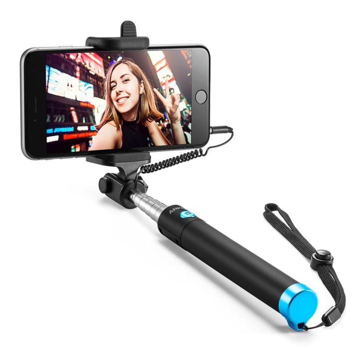 Monopod Selfie Stick - Black