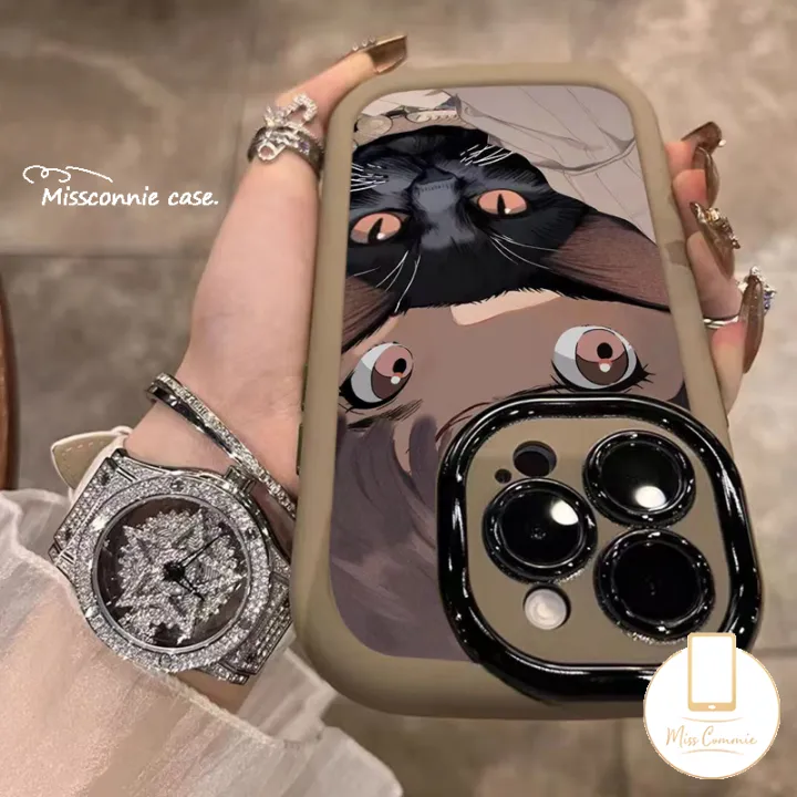 MissConnie%20Cartoon%20Funny%20Anime%20Girl%20Cute%20Black%20Cat%20Phone%20Case%20Compatible%20for%20IPhone%2011%2015%2014%2013%2012%20Pro%20Max%20XR%20X%20XS%20MAX%20Simple%20Korean%20Luxury%20Liquid%20Silicon%20Shockproof%20Cover%20-%20Image%206