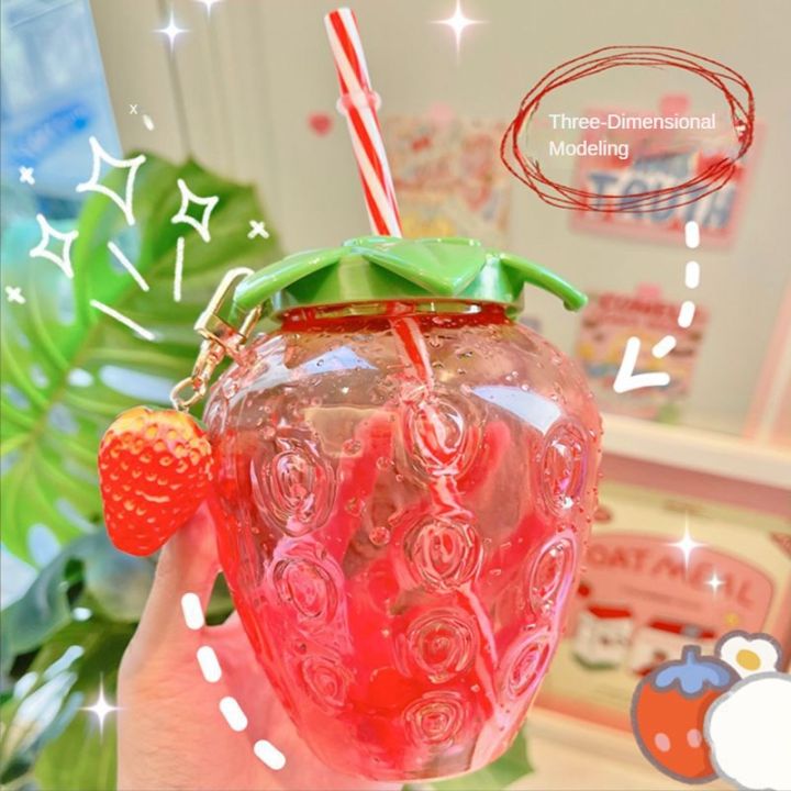 Creative%20Strawberry%20Straw%20Cup%20Plastic%20Cup%20Cute%20Female%20Portable%20Milk%20Tea%20Cup%20Student%20Portable%20Water%20Cup%20Water%20Bottle%20-%20Image%203