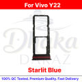 Vivo Y22 Sim Tray Micro SD Card Slot Holder Adapter – Replacement Part. 