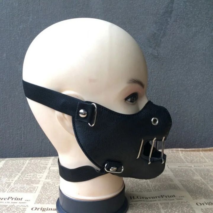 Punk%20leather%20mask%20Hannibal%20nightclub%20performance%20rivet%20mask%20personality%20motorcycle%20rock%20non-mainstream%20mask%20man%20-%20Image%203