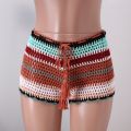 Summer Shorts Crochet Bikini Shorts Bottom Boho Women Pants Beach Wear Bikni Cover Up Drawstring High Waist Shorts Swimwear. 