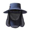 1pcs Summer Sun Hats UV Protection Outdoor Fishing Cap for Men Women with Adjustable Headgear.