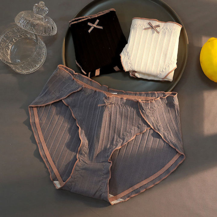 Pure%20Cotton%20underwear%20for%20women%20traceless%20girl%20mid%20waist%20Japanese%20style%20breathable%20oversized%20triangle%20top%20-%20Image%202