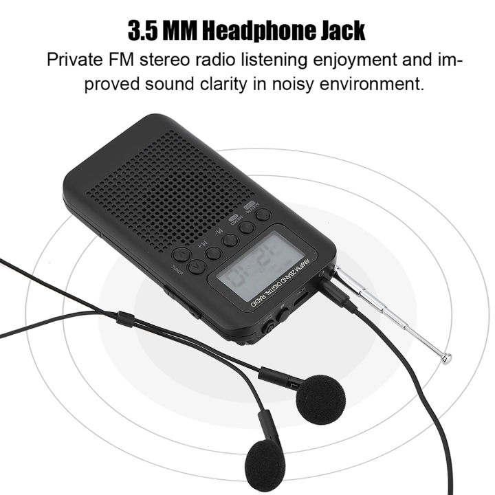 AM%20FM%20Digital%20Radio%202%20Band%20Stereo%20Radio%20Digital%20Tuning%20Radio%20Pocket%20Radio%20Portable%20ICD%20Screen%20-%20Image%204