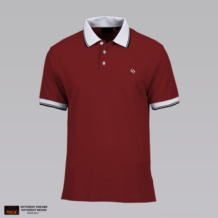 Red Color Polo Tshirt